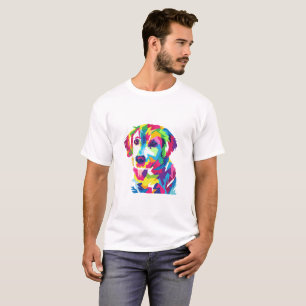 Camiseta Engraçado Colorido - Escolher cor de fundo