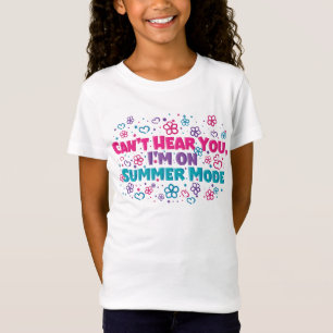 Camiseta Engraçado Colorir não te ouve. Estou no modo de ve