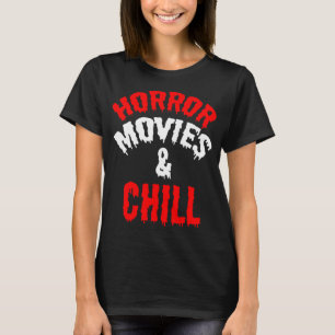 Camiseta Engraçado com o fã do filme de terror - Filmes de