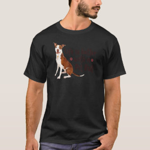 Camiseta Engraçado com um Pit Bull Cachorrinho Gráfico