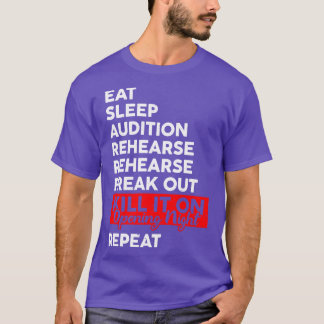 Camiseta Engraçado Coma Sono Matar-o na Noite de Abertura