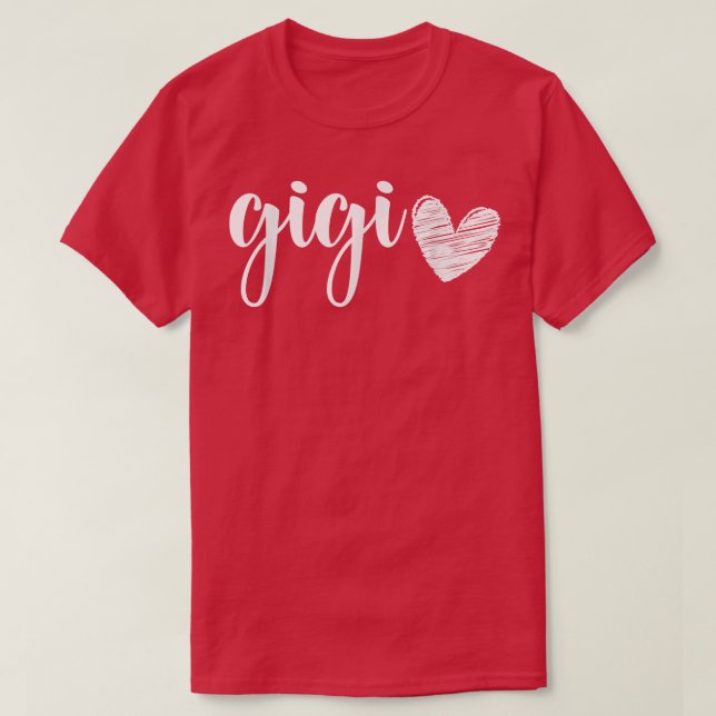 Camiseta Engraçado combinar Gigi e eu com a vovó Whit Girl  (Frente do Design)