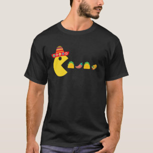 Camiseta Engraçado Comendo Taco Chili Comida Cinco De Mayo
