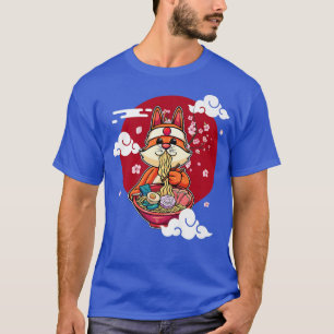 Camiseta Engraçado Comer Ramen Cute Vien Noodles Japoneses