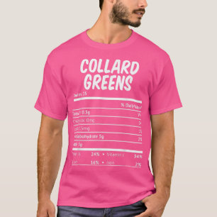 Camiseta Engraçado Comida de Ação de Graças Collard Greens