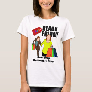 Camiseta Engraçado Compro de citação de sexta-feira negra a