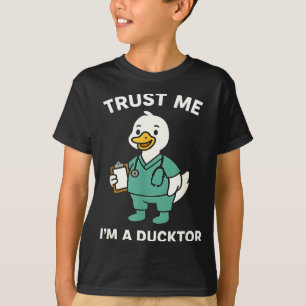 Camiseta Engraçado confiar num pato médico piada quack pato