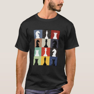 Camiseta Engraçado Conselho de xadrez Humor do Jogo Defini