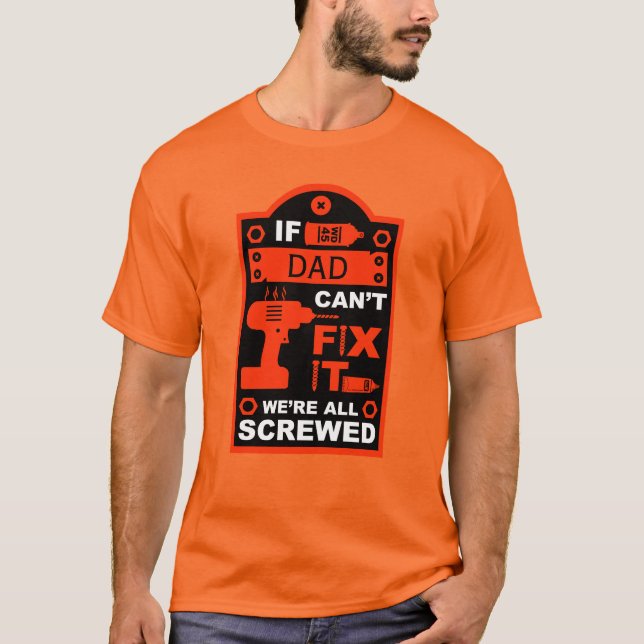 Camiseta Engraçado consertar o reparo de ti (Frente)