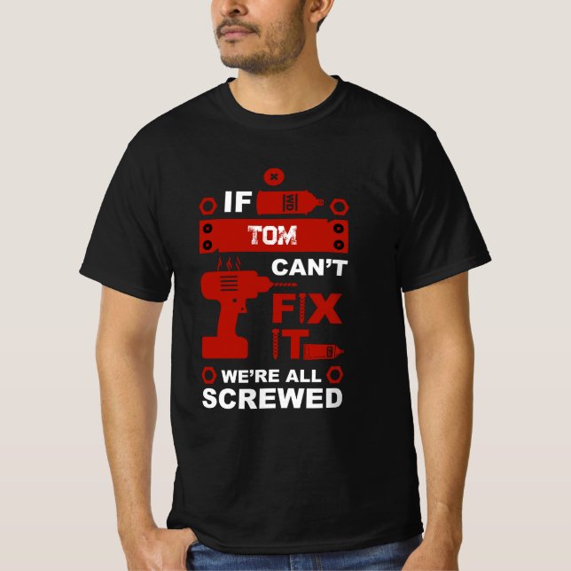 Camiseta Engraçado consertar o reparo de ti (Frente)