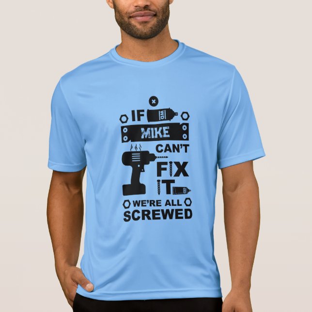 Camiseta Engraçado consertar o reparo de ti (Frente)