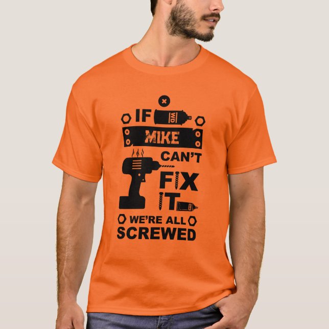 Camiseta Engraçado consertar o reparo de ti (Frente)
