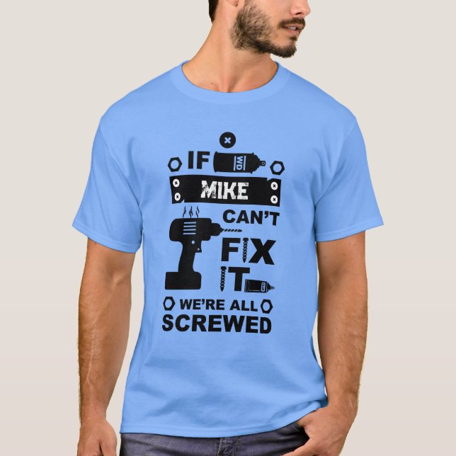 Camiseta Engraçado consertar o reparo de ti (Frente)