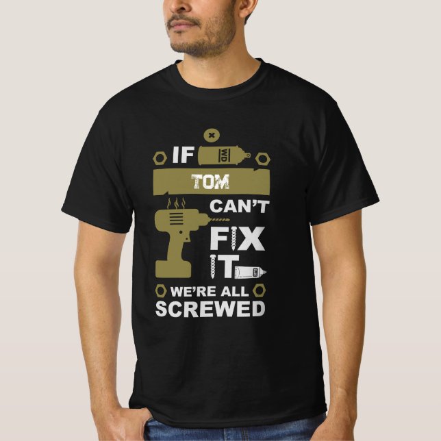 Camiseta Engraçado consertar o reparo de ti (Frente)