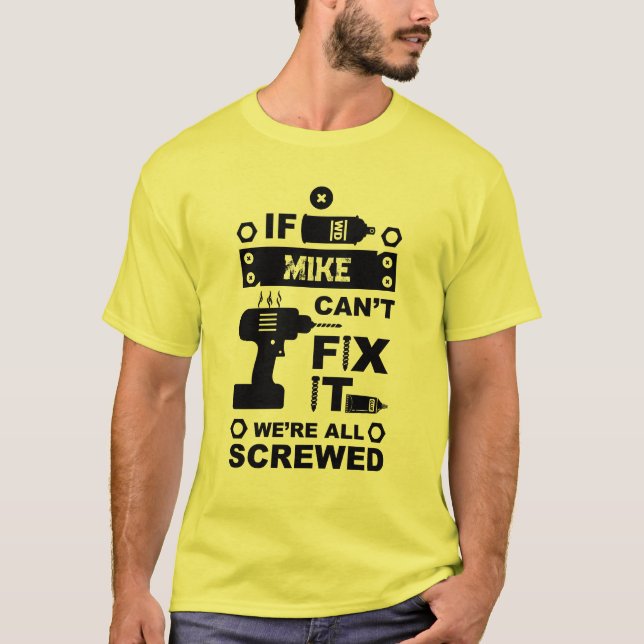 Camiseta Engraçado consertar o reparo de ti (Frente)