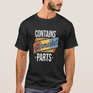 Camiseta Engraçado Contém Projeto de Recuperação de Peças d