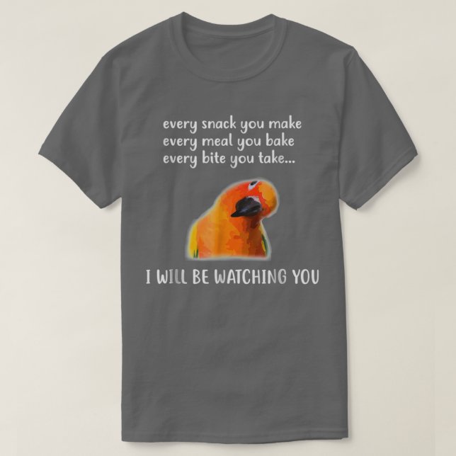 Camiseta Engraçado Conure Sun Conure para Conure Lover (Frente do Design)