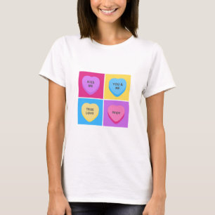 Camiseta Engraçado Corações Adormecidos Anti-Dia de os namo