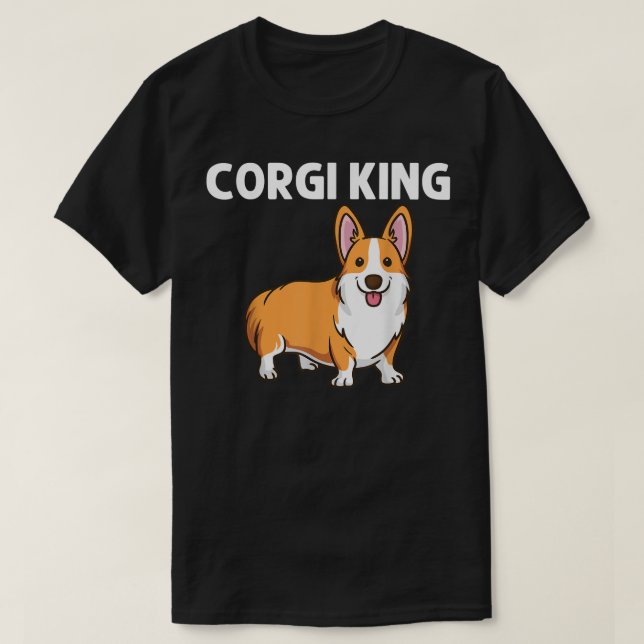 Camiseta Engraçado Corgi Art Para Homens Pais Galês Corgi A (Frente do Design)