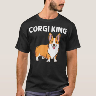 Camiseta Engraçado Corgi Art Para Homens Pais Galês Corgi A