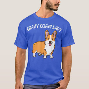 Camiseta Engraçado Corgi Art Para Mulheres Mãe Galsh Corgi