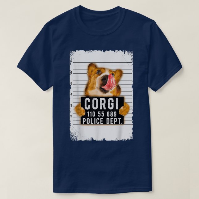 Camiseta Engraçado Corgi Mug (Frente do Design)