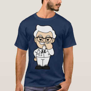 Camiseta Engraçado Coronel Sanders