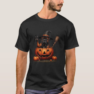 Camiseta Engraçado Corso Bruxa Pumpkin Halloween Mens