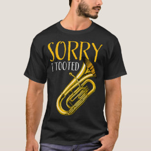 Camiseta Engraçado Cotação Banda Música Desculpe Eu Tocei E