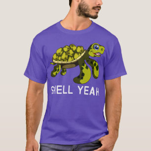 Camiseta Engraçado Cotação Pun Shell Sim Tartarugas