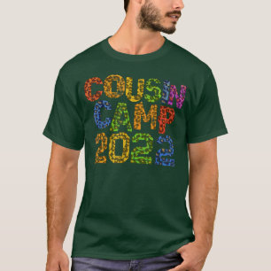 Camiseta Engraçado COUSIN CAMP Leopard Imprima vovó gran