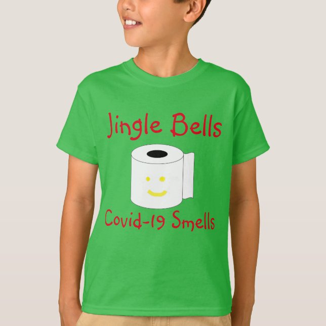 Camiseta Engraçado Covid-19 Natal (Frente)