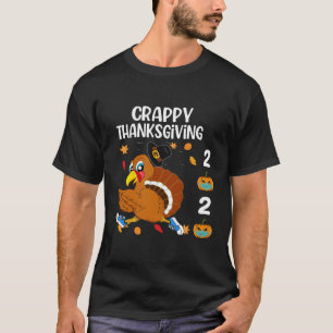 Camiseta Engraçado Crappy Ação de Graças 2020 Turquia Corre