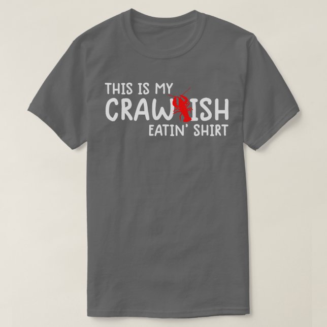 Camiseta Engraçado CrawfishCajun Lover Gift Cujo Crawaddy (Frente do Design)