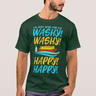 Camiseta Engraçado Cruise está aqui para Washington Happy H