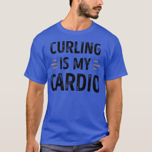 Camiseta Engraçado Curling é meu presente de cardio esporti