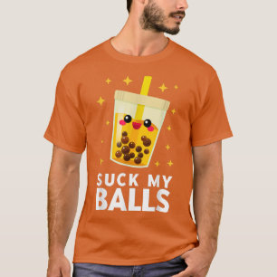 Camiseta Engraçado - Cute Kawaii Bubble Tea Boba