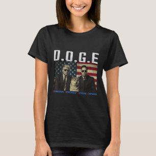 Camiseta Engraçado D.o.g. e Doge Democrats Oficialmente Obt