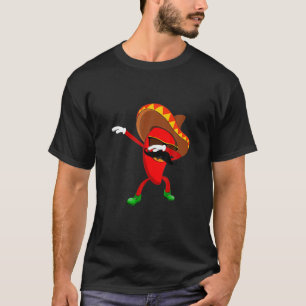 Camiseta Engraçado Dabbing Chili Mexicano Pepper Dab Gift B