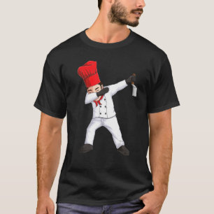 Camiseta Engraçado Dabbing Hibachi Chef Cook Men Mulheres