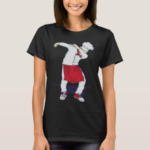 Camiseta Engraçado Dabbing Hibachi Chef Cute Sous Head Cook