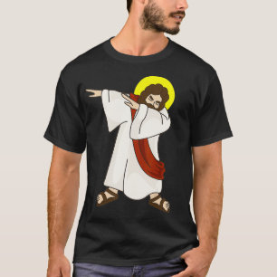 Camiseta Engraçado Dabbing Jesus Cristo Shirt - Aniversár