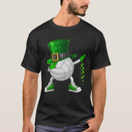 Camiseta Engraçado Dabbing Shamrock Dia de São Patrício de