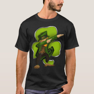 Camiseta Engraçado Dabbing St Patricks Day Kids