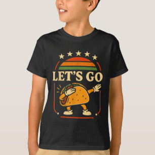 Camiseta Engraçado Dabbing Taco Vamos Go Taco 5