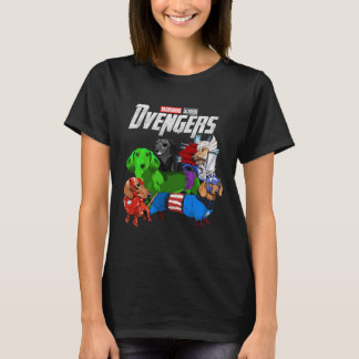 Camiseta Engraçado Dachshund Dvengers