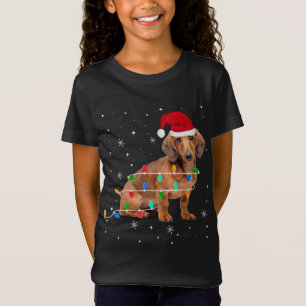 Camiseta Engraçado Dachshund Natal Gift Xmas