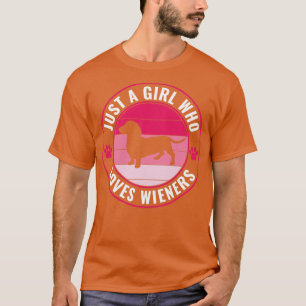 Camiseta Engraçado Dachshund para Mulheres Doxie Mãe Dachsh