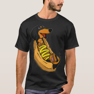 Camiseta Engraçado Dachshund Weenie Sausage Cão