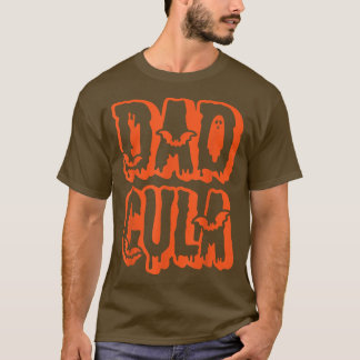 Camiseta Engraçado Dadcula Halloween Pai Costume Dracula 20